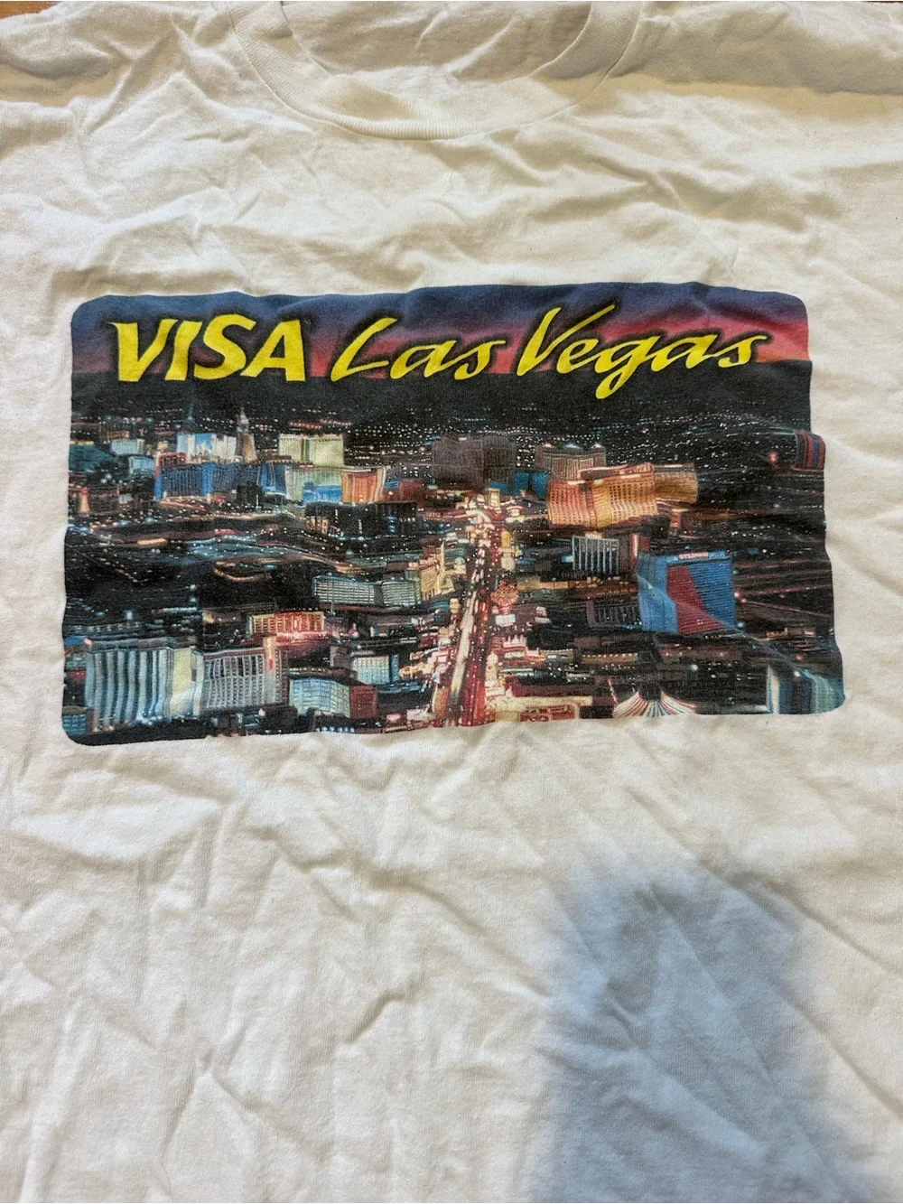 Las Vegas White Graphic Tee - Picture 2 of 5